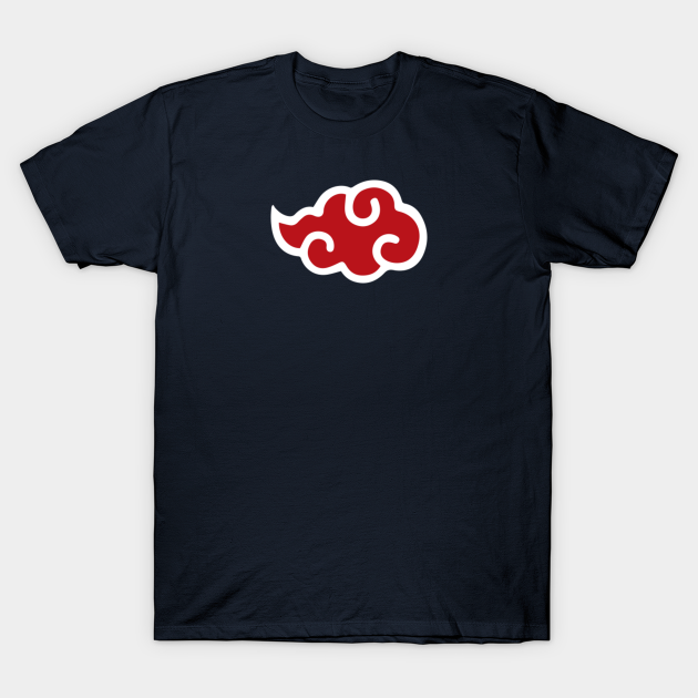 Naruto Cloud Akatsuki TShirt TeePublic